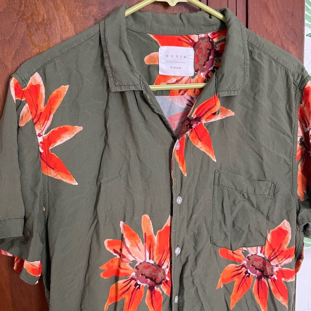 Duvin beach button up